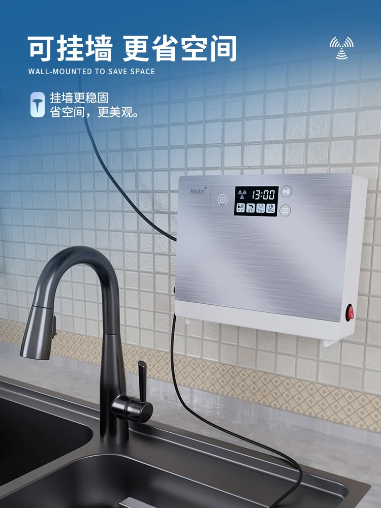 The new ultrasonic dishwasher sink is independent external and free to install the household desktop automatic small vegetable w