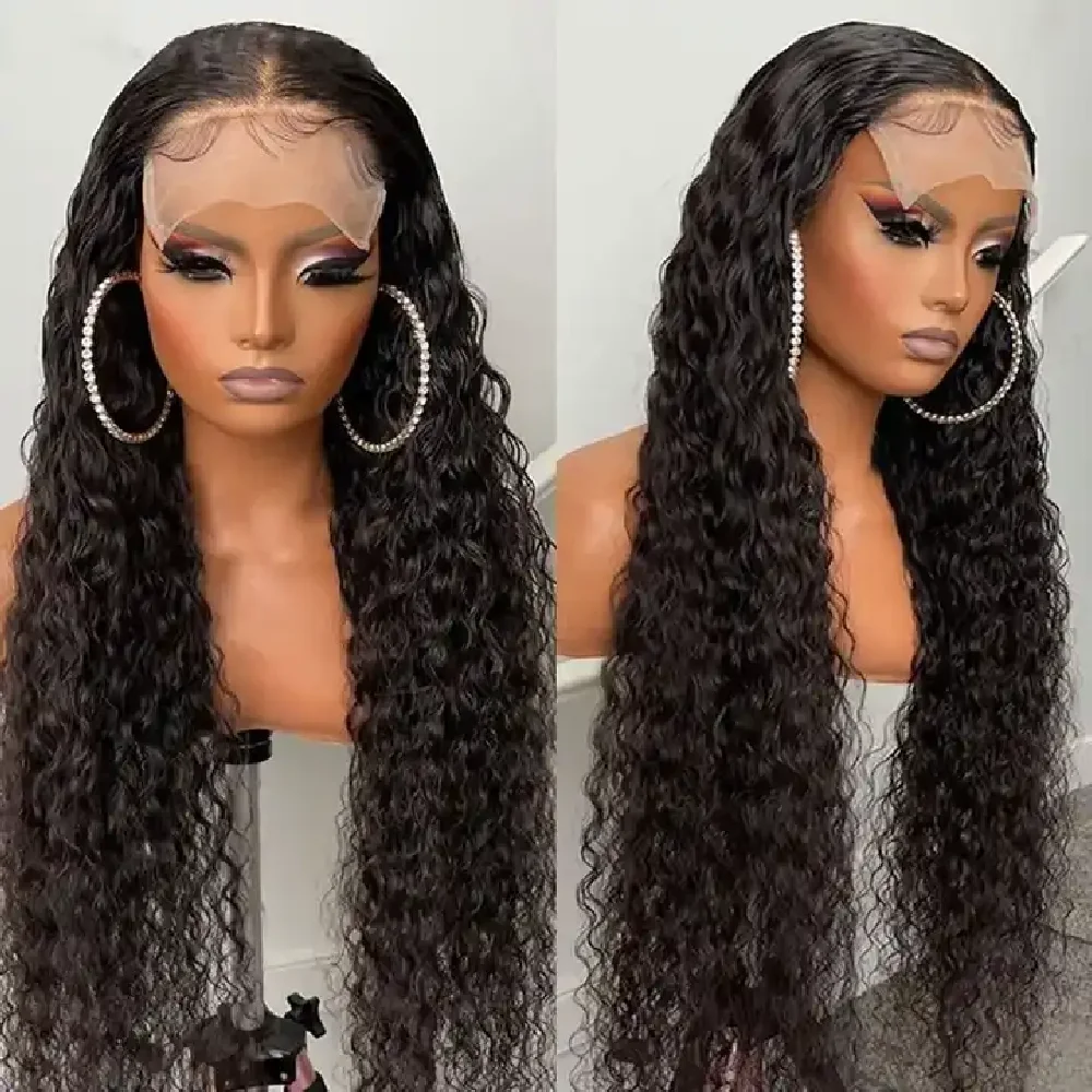 

Transparent Lace Front Wigs Human Hair Pre Plucked 4*4 Lace Closure Curly Hair Lace Frontal Wigs 13x4 13x6 Loose Deep Wave Wigs