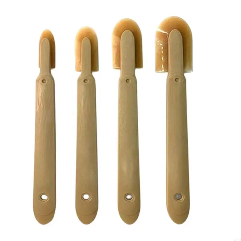 Sealant Finishing Set Firm Body Soft Contact 4 Piece Joint Smoothing Pieces for Wall Border Trim and Frame Sealing M4YD