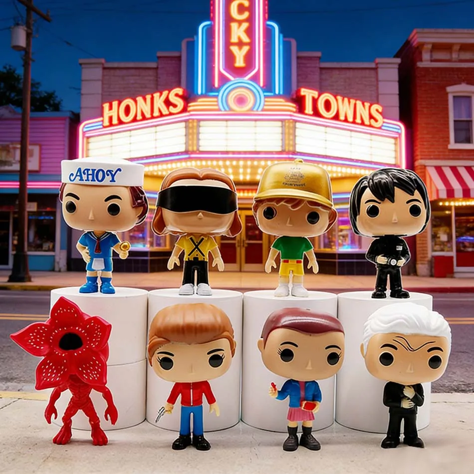 

2026 Hot sold Eleven Dustin Steve Robin 10cm Action Figure Toys Vinyl Dolls for Collection