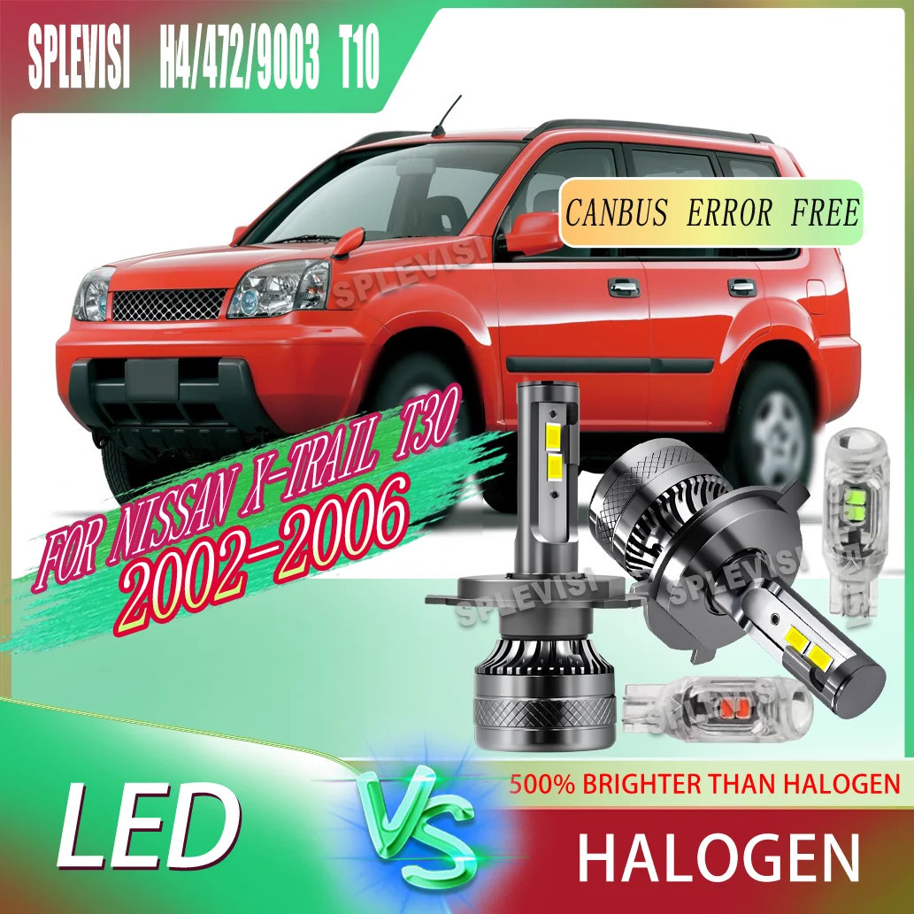 

easy DIY installation LEDs focused beam with an intense 20000 lumen output For Nissan X-Trail T30 2002 2003 2004 2005 2006