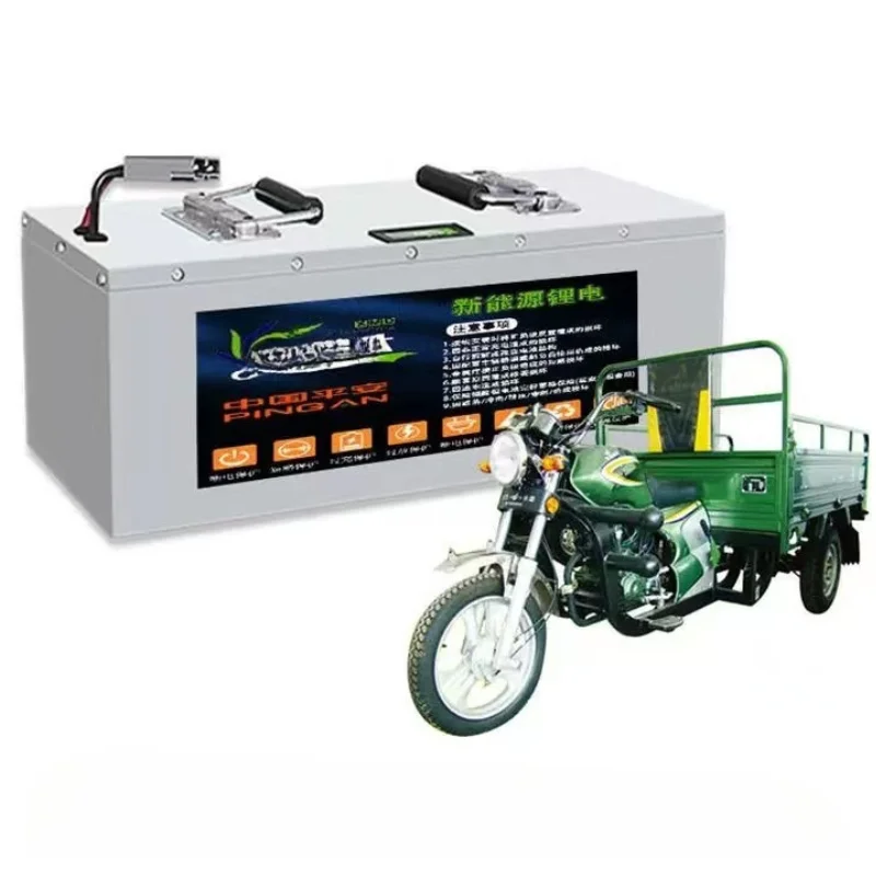 بطارية ليثيوم أيون 72 فولت 50 أمبير 100 أمبير 100 أمبير قابلة لإعادة الشحن مع BMS مدمج للقاذفات ومركبات الطاقة الجديدة وعربات الجولف