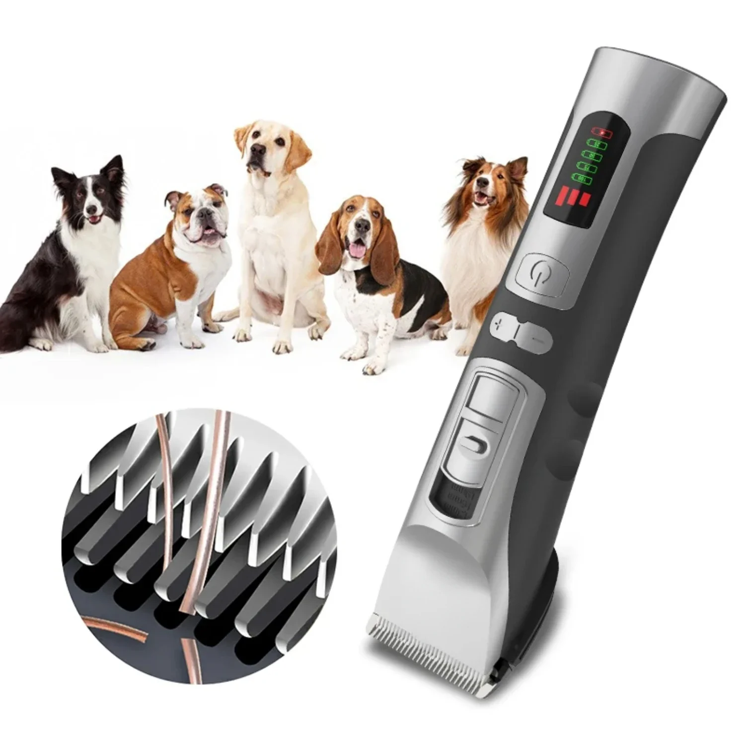 High Power Rechargeable Dog Grooming Trimmer Cutter - Superior Ultimate  Advanced Technology for Precision Haircuts - Profession