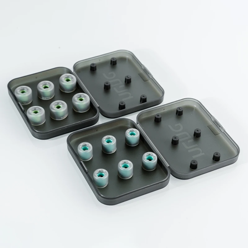 DUNU S&S PRO Eartips Stage&Studio Flexible Straight-Wall Silicone Eartips Hexagonal acoustic flow channel 3 Pairs Pack image 6