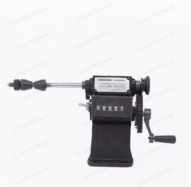 

Manual Winding Machine Dual-purpose Hand Coil Counting Winding Machine Winder 0-9999 Count Range Winding Various Small Coils