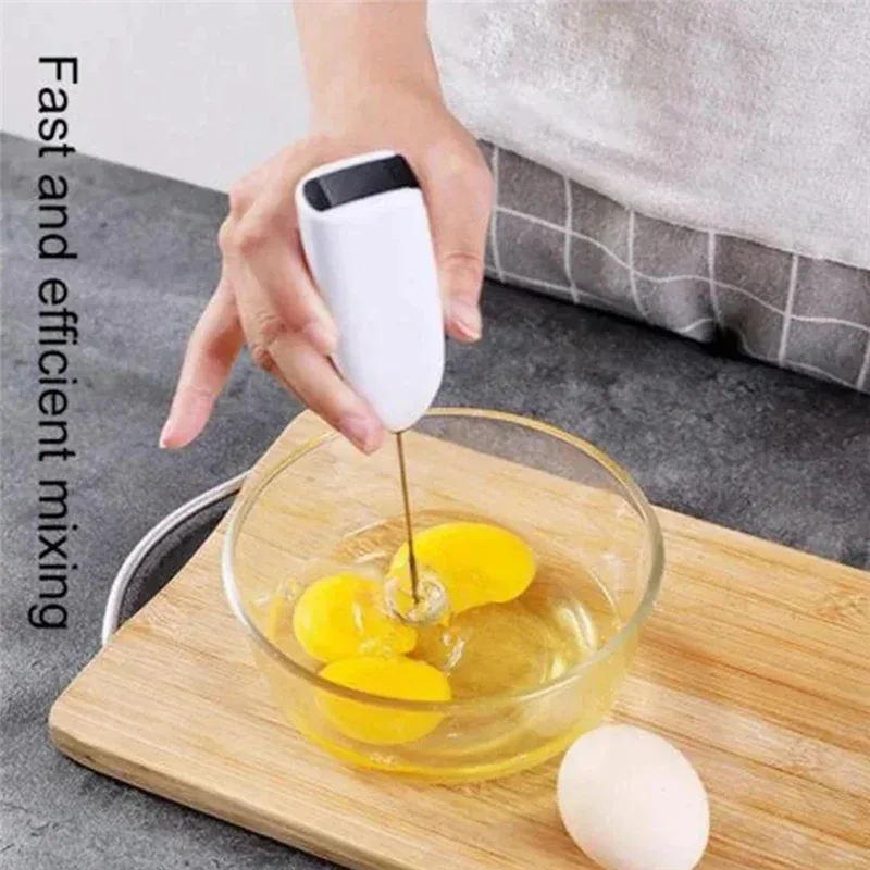 A69M-휴대용 스테인레스 스틸 전기 계란 비터 우유 차 커피 블렌더 휴대용 베이킹 미니 우유 Frother