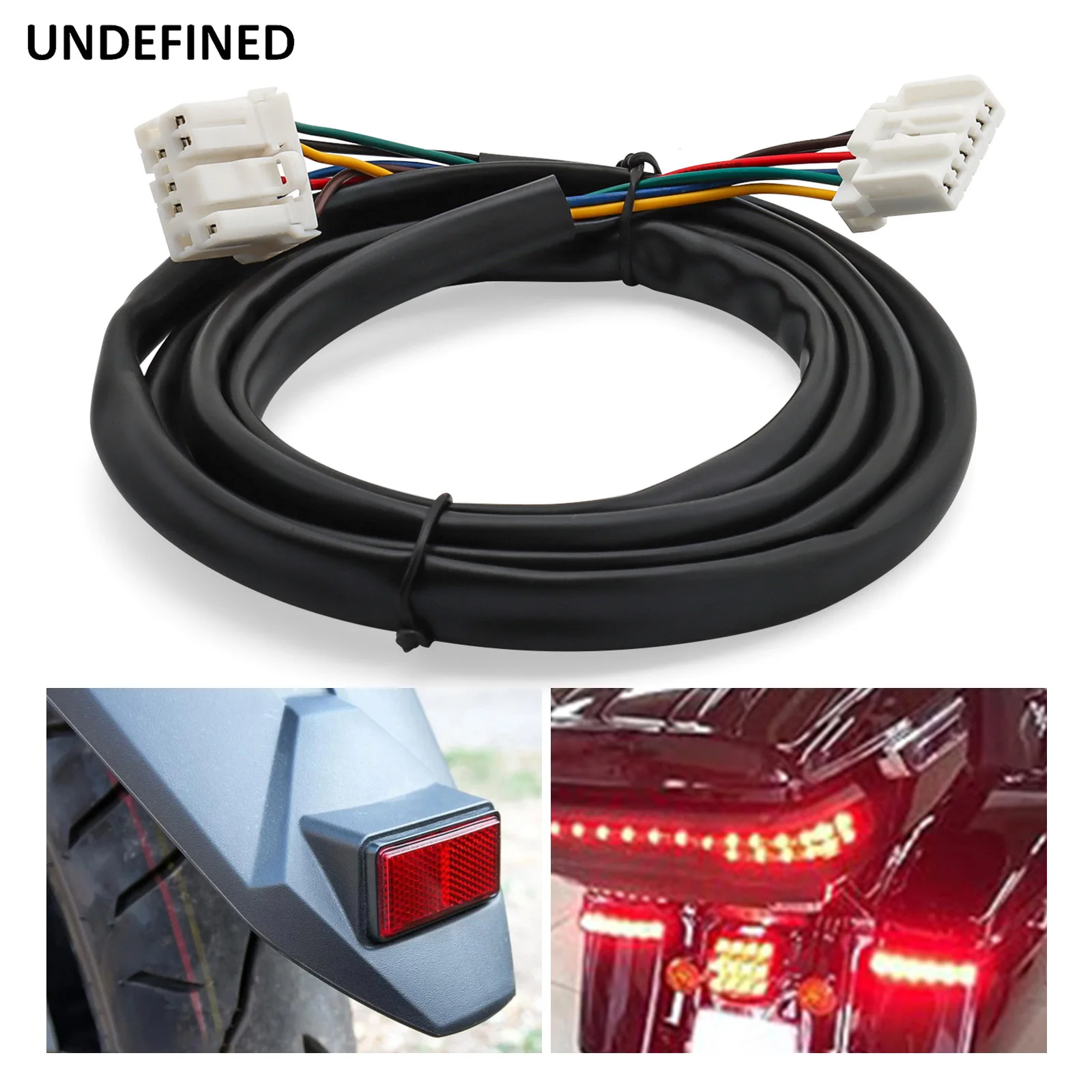 For Harley Sportster Dyna Softail Touring 1996-2013 8-to-6 Pin Multilock Wiring Harness Plug and Play 20AWG view 4