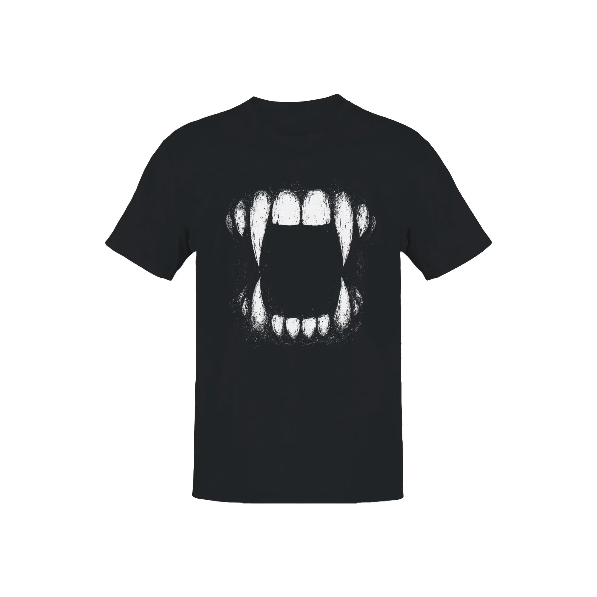 Vampire Fangs Grunge Art Men's T-shirt