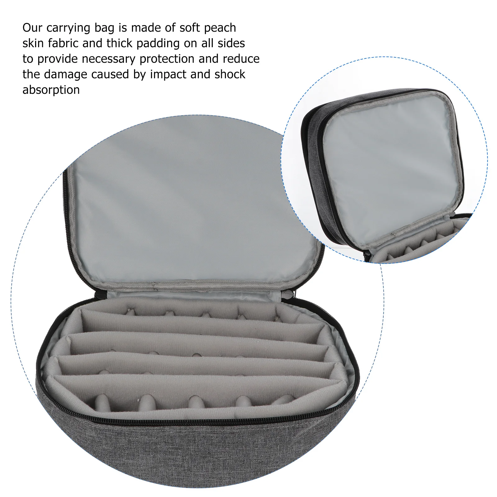 

Large Capacity Storage Bag Oxford Cloth Durable Travel Makeup Organizer Toiletry Essential Oil Case Portable Makeup