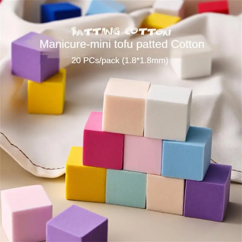 20/40/100pcs Nail Art Sponge Color Fade Manicure Nail Polish Sanding Buffer Strips Polishing Manicure Tools