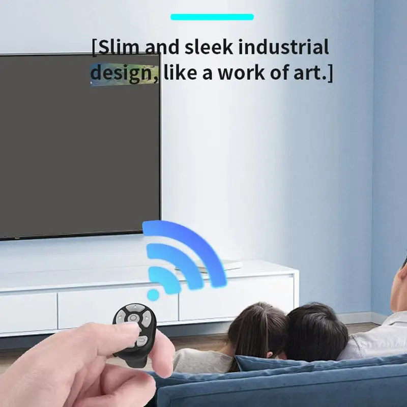 家族や友人のためのポータブルワイヤレスリモートシャッター、指輪指先リモコン、革新的