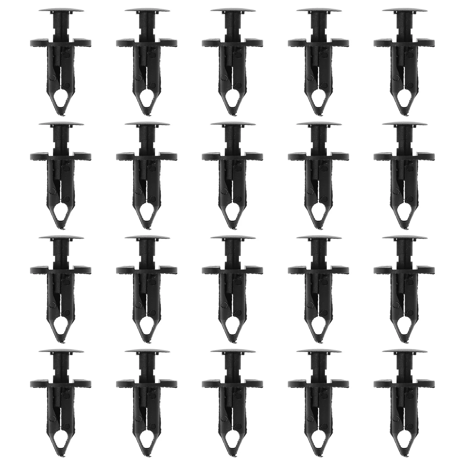 

20pcs Front Bumper Retainer Clips Durable Automotive Fasteners Universal Clips Sturdy Nylon Push-Type Retainer Kit Mud Guard