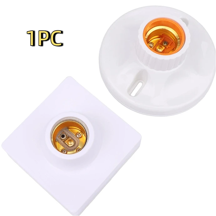 السيراميك المصباح الكهربي المقبس قاعدة مصابيح مبتكرة وعملية E27 حامل مصباح حامل لمبة مقاومة درجات الحرارة العالية