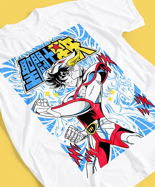 T-shirt For Anime Caballeros del Zodiaco Seiya de Pegaso