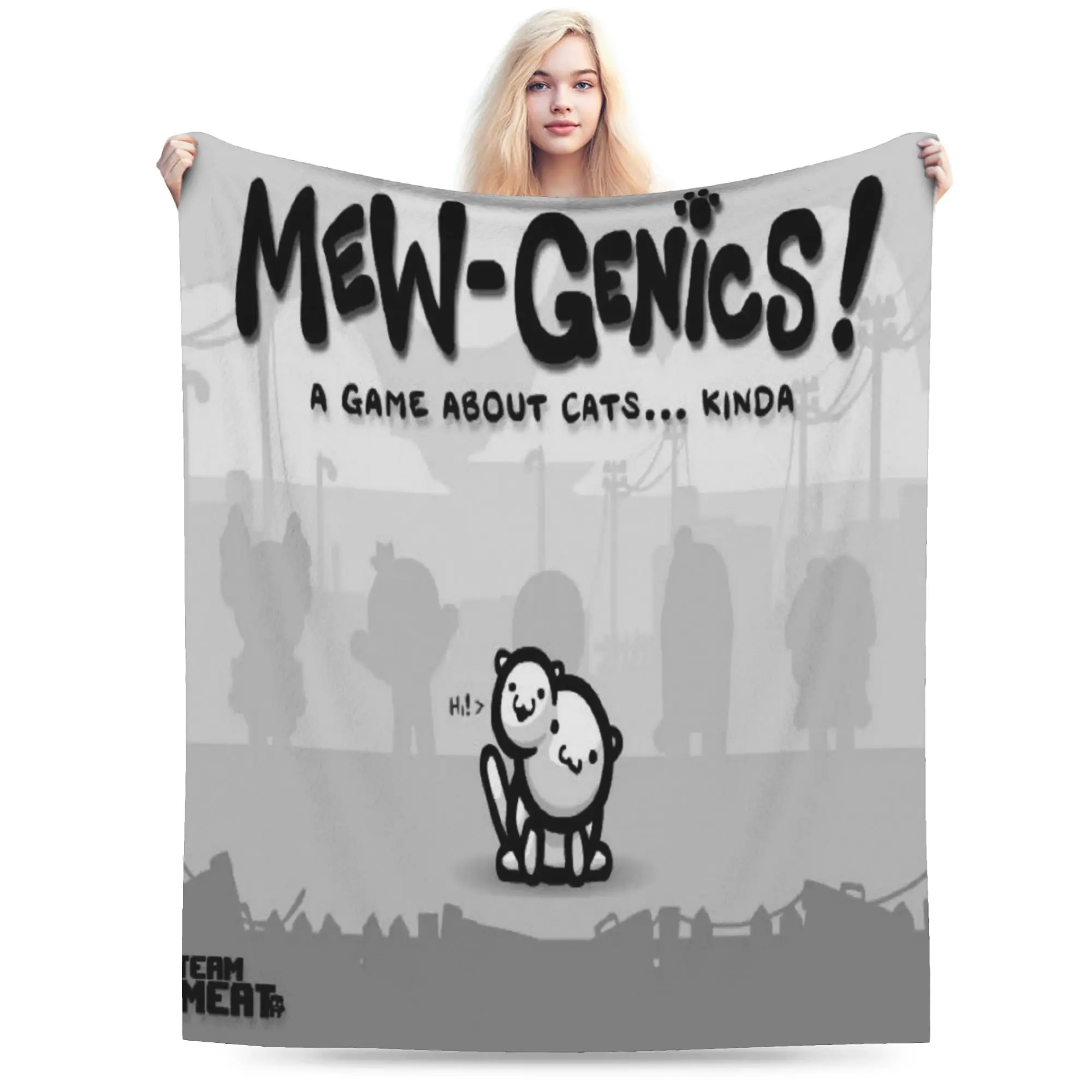 New Arrival Mewgenics Blankets Lightweight Thin Fleece  Relax Throw Blankets Machine Washable
