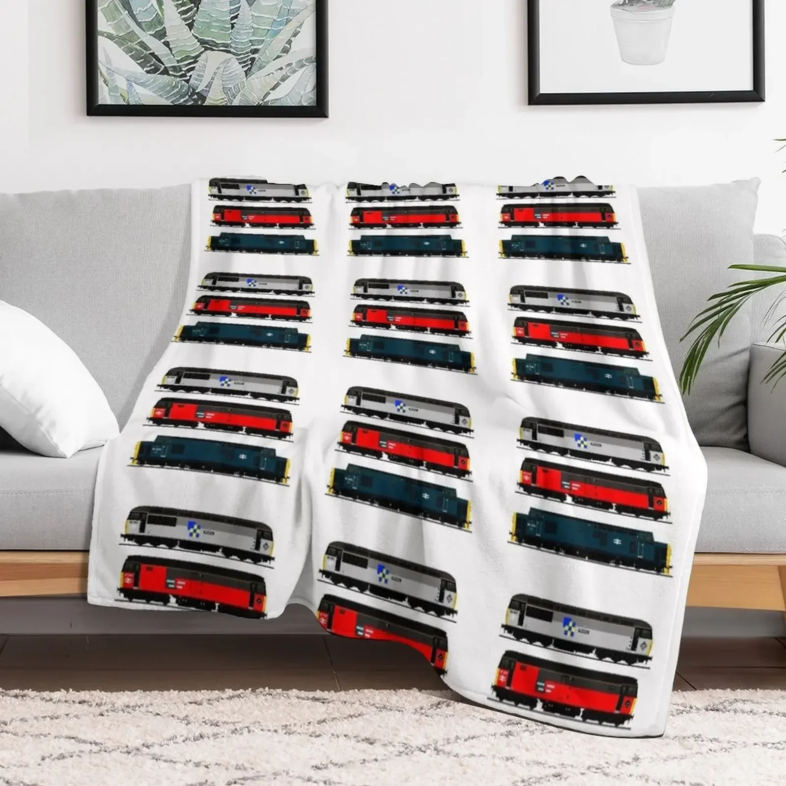 

british rail locomotives Throw Blanket Sofa heavy to sleep Kid'S Blankets