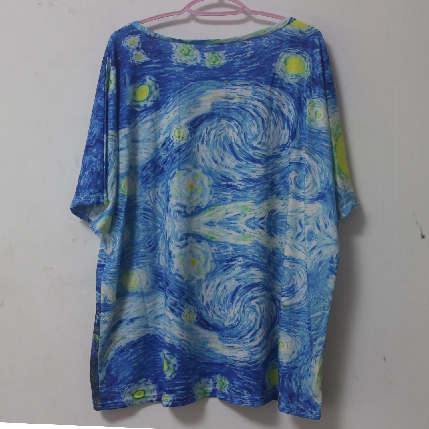 Van Gogh Starry Night Oil Printed Harajuku Vintage T Shirt Women Femme Free Shiping