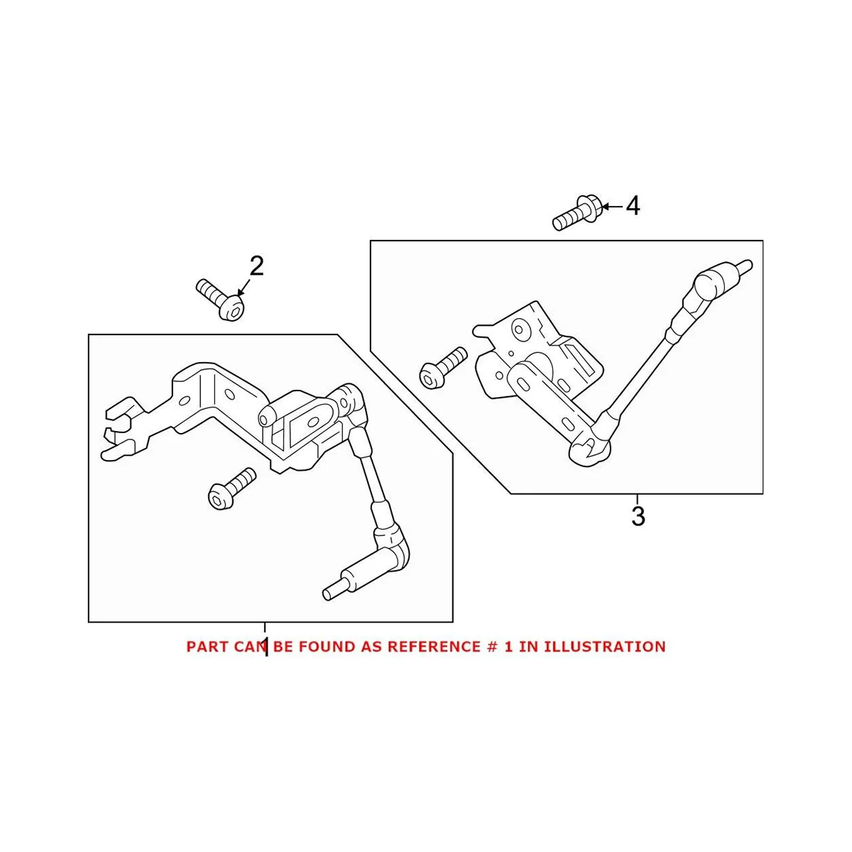 8W0941286C Headlight Level Sensor for Audi A4 A5 RS5 S4 S5 Avant 2016-2023 Front Right Body Height Sensor 8W0 941 286 E