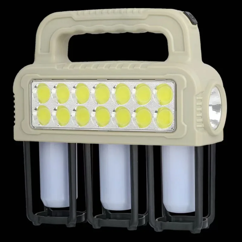 Portable Outdoor Camping Tungsten Light Strip Lantern with Warm Glow for Night Fishing and Tent Lighting Easy to Carry and Hang