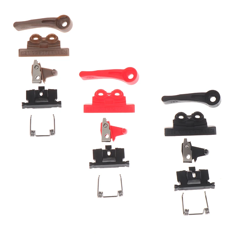 5Pcs Hair Clipper Swing Head Cover Switch Adjusting Rod Spare Parts For Electric Clippers 8591/8148