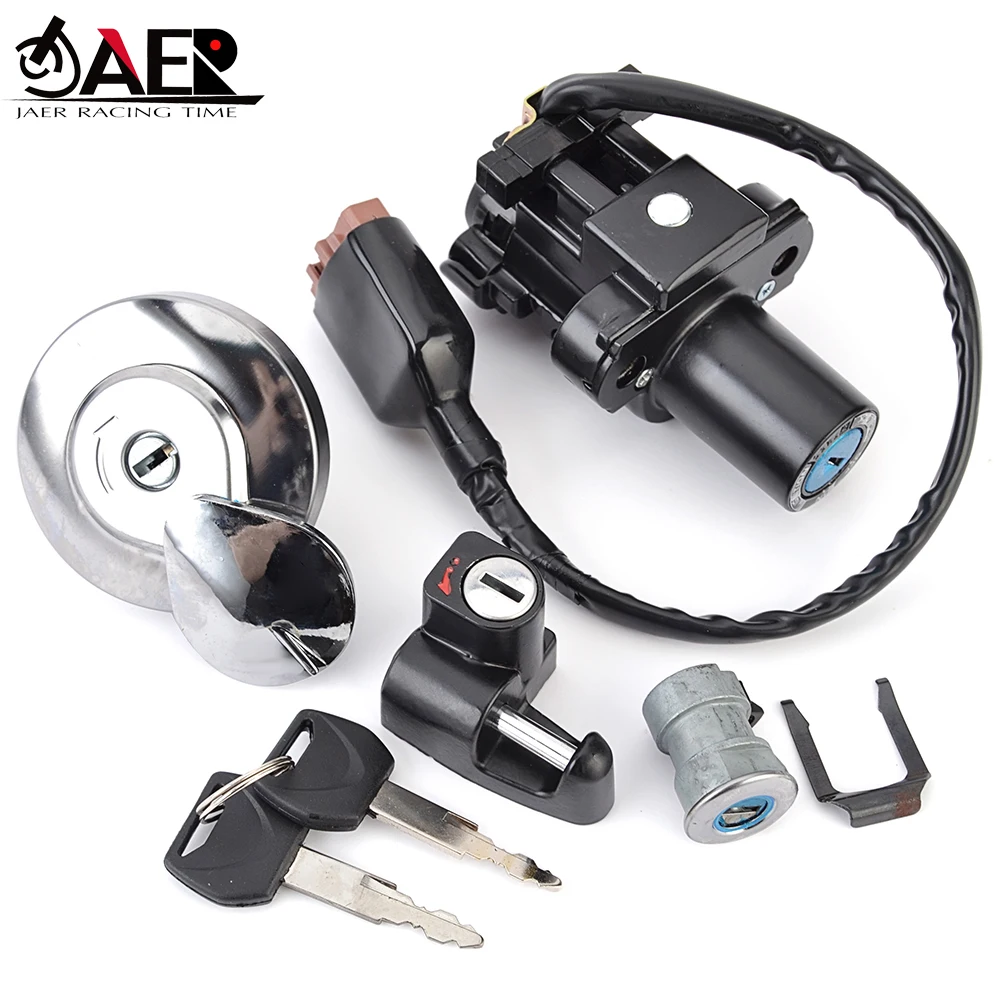 

35010-KZZ-900 CRF 250L 250M Fuel Gas Cap Ignition Switch Seat Lock W/ Key Set for Honda CRF250 CRF250L 2013-2020 CRF250M 14-2016