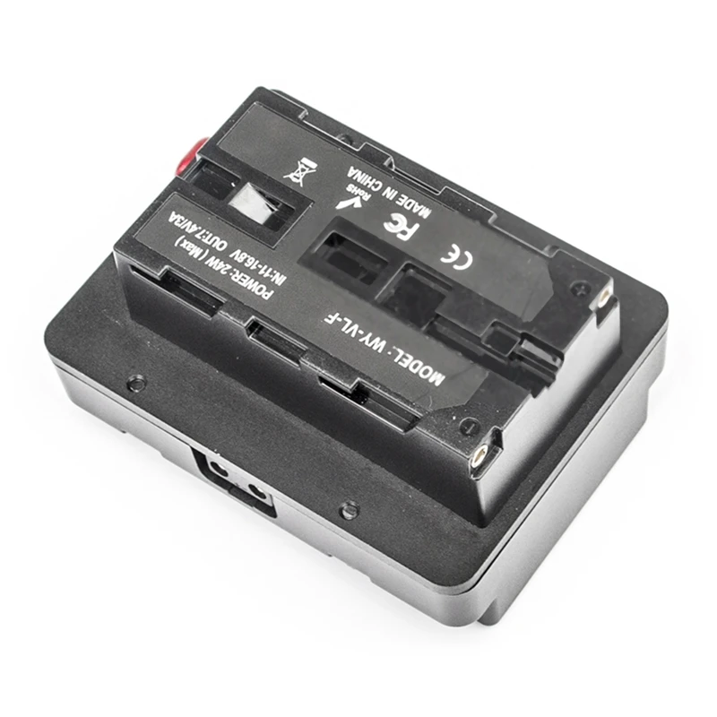 Akumulator V-Lock do NP-F F550 F570 F750 F970 Czarna płytka adaptera akumulatora D-Tap do monitora LED V-Mount — zdjęcie produktu 3