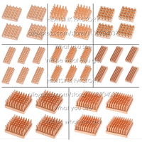 100% Pure Copper Radiator Cooler Heatsink DIY Cooling For Memory RAM VGA DDR GPU IC Chipset With Thermal Tape Assembled