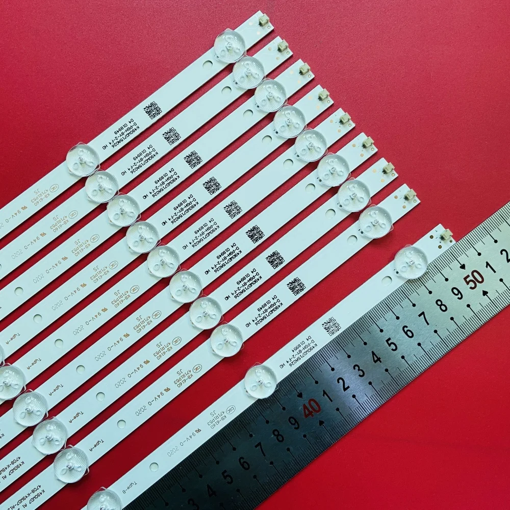 Striscia di retroilluminazione a LED K490WD7 A1 4708-K49WD7-A1213K11 21 Per LE49K51S LE49D8800 LE49D88UD UD49H18 49J1000 49J3500U TH-49CX780C