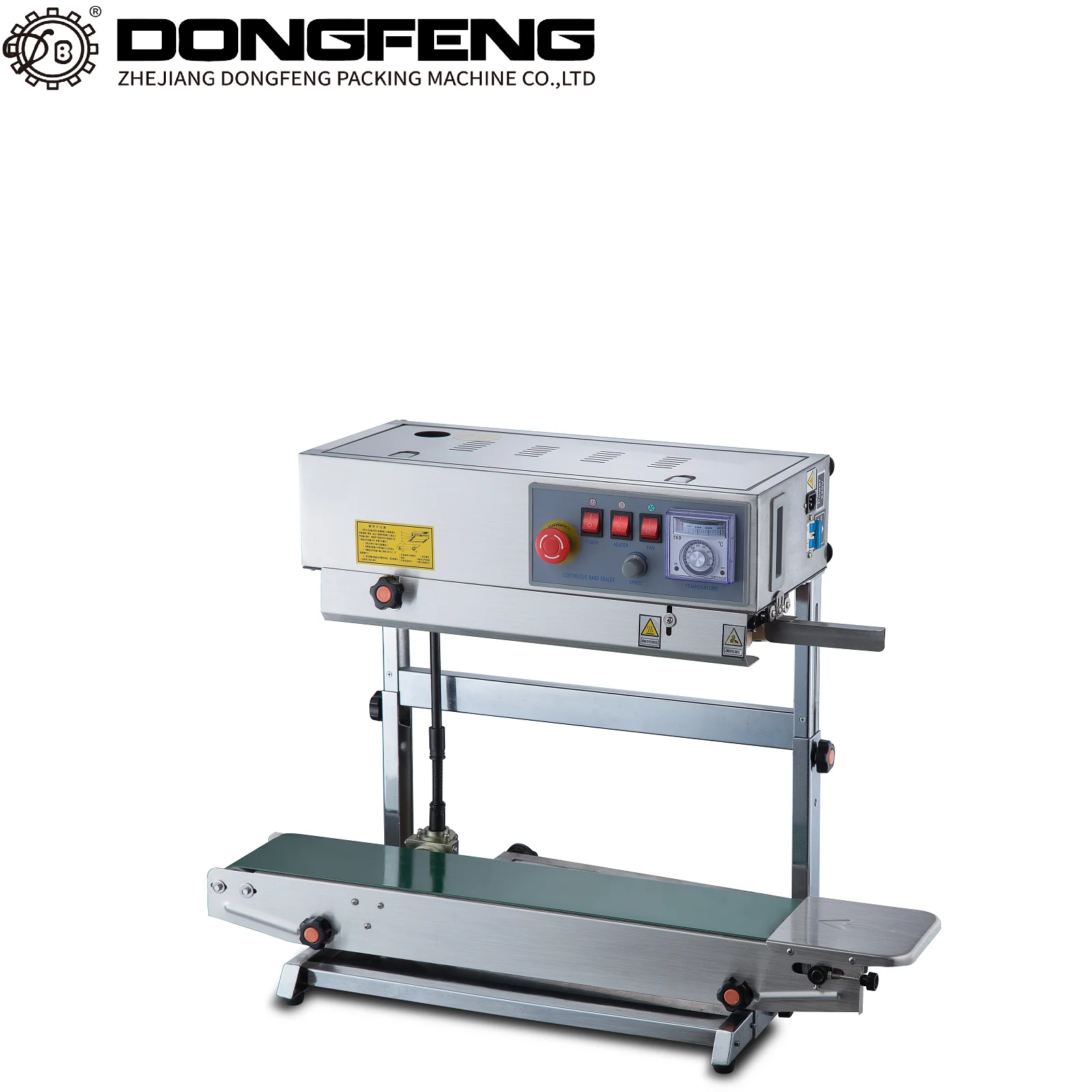 DBF-770WL Temperature Control PE PP PVC Bag Continuous Horizontal and Vertical Positions   Adjustable Speed Sealer Machine