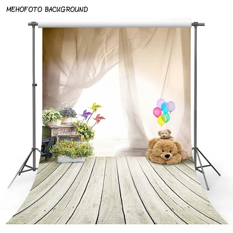 Mehofond Photography Backdrops Balloons Boy Girl Birthday Party Cake Smash Children Portrait Decoration Backdrop Photo Studio