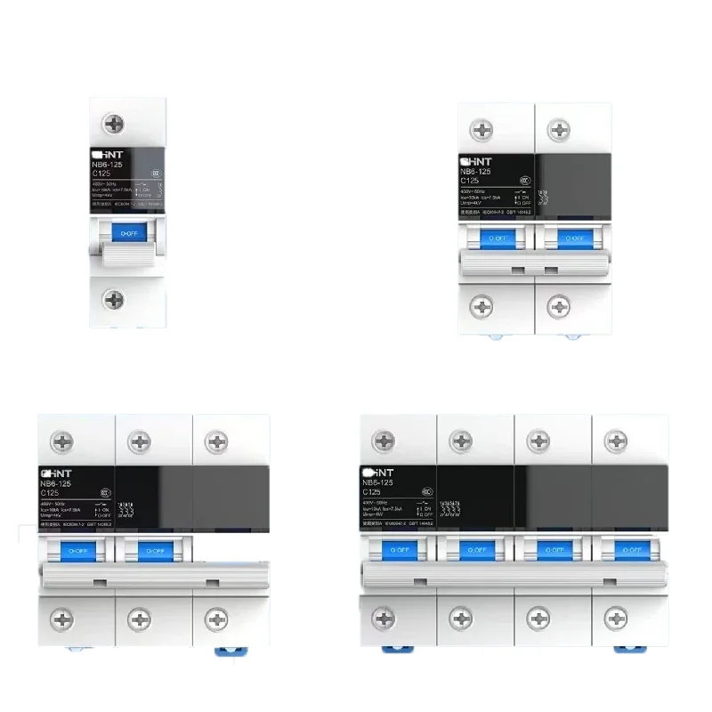 

CHINT Luxury Top Quality NB6-125 Air Switch Household Circuit Breaker with Tai PoleAir Switch 80A 100A 125A MCB Original Product
