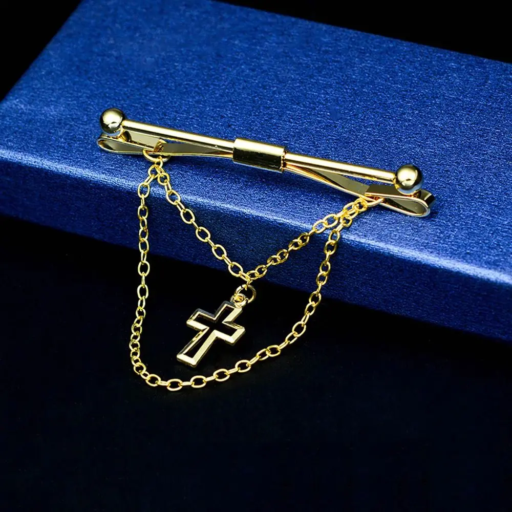 Clothing Tassel High-grade Prevent Exposure Multi-color Neckwear Accessories Women Collar Bar Tie Clip Men Collar Clip DIY