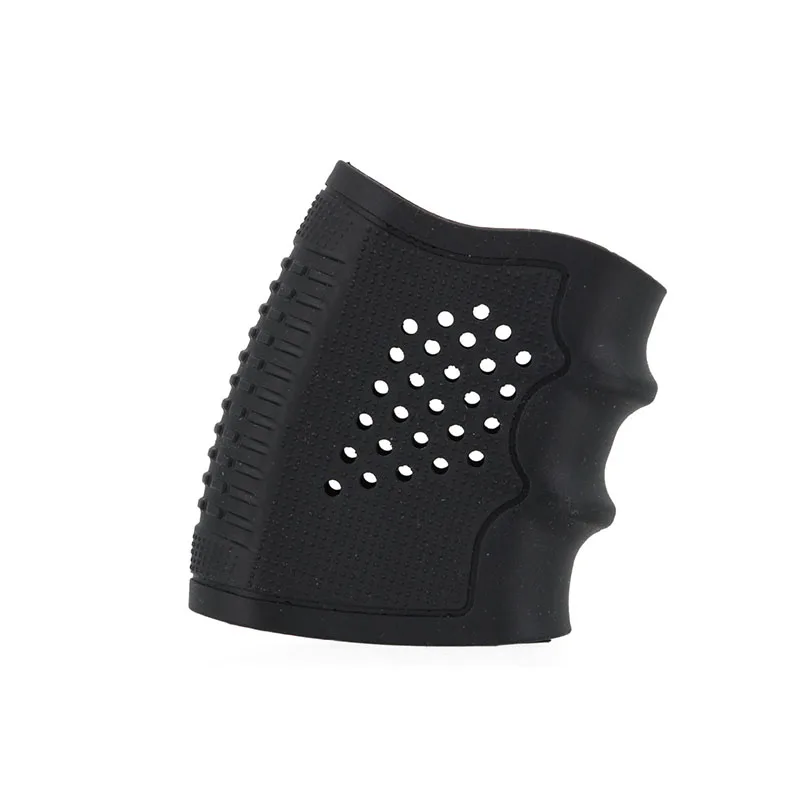 Anti-Slip Tactical Handgun Rubber Protect Cover Grip Glove Tactical Holster for Glock Hunting Black Gun Accesories