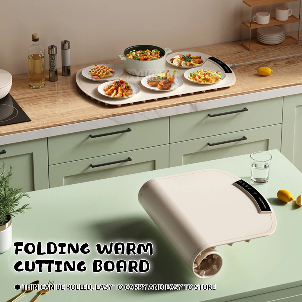 

Настольная посуда, нагревательная доска, бытовой электрический складной подогреватель еды, многофункциональный с регулируемой температурой