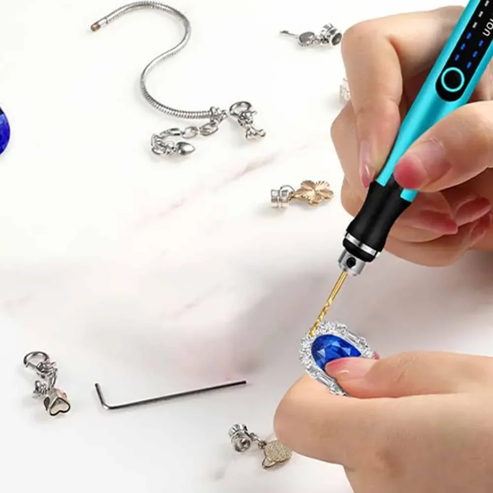 Set di mini punte da trapano, 10 punte da trapano per incisione HSS L per gioielli in resina fai-da-te per utensili elettrici Accessorio per punte da trapano Disponibile