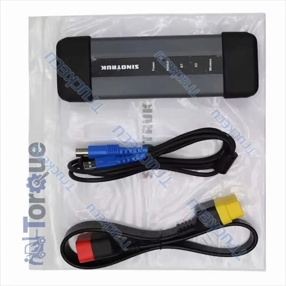 أحدث إصدار لمحرك الديزل SINOTRUK HOWO Cnhtc أداة تشخيص الشاحنة الثقيلة الماسح الضوئي لواجهة Sinotruck EOL Obd #2