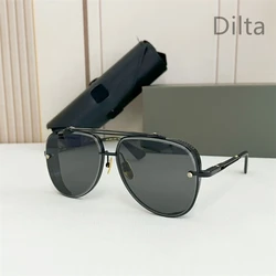 Limited Edition Mach Eight Pilot Sunglasses Titanium Luxury Brand Fashion Women's Men's Sunglasses UV400 Travel Oval Sun Glasses