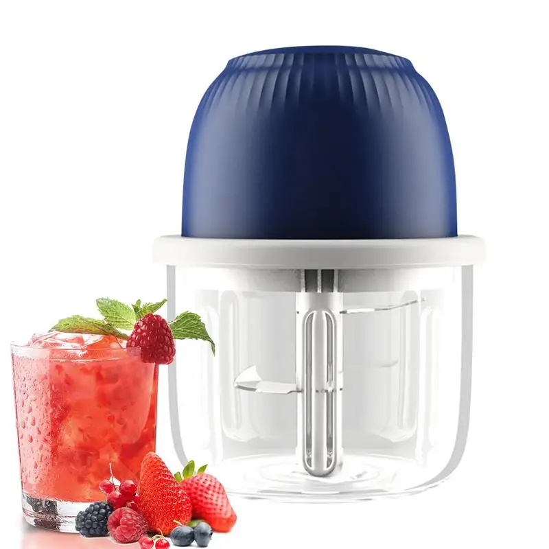 

Electric Garlic Chopper 350ml Wireless Mini Food Chopper Electric Food Chopper USB Rechargeable Mini Chopper Food Processor