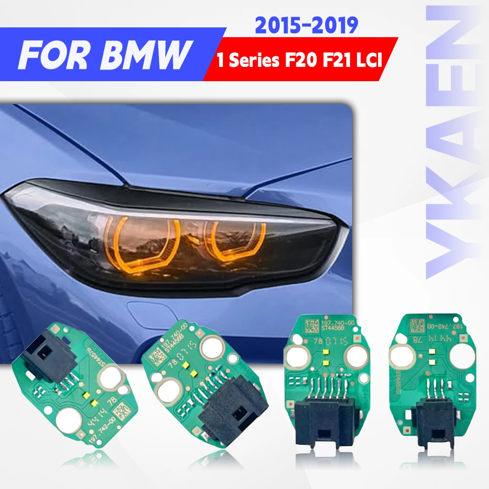 

Yellow Amber LED Angel Eyes DRL Board Chips For 15-19 BMW 1 Series F20 F21 LCI LED Headlight Daytime Running Light 63117428425