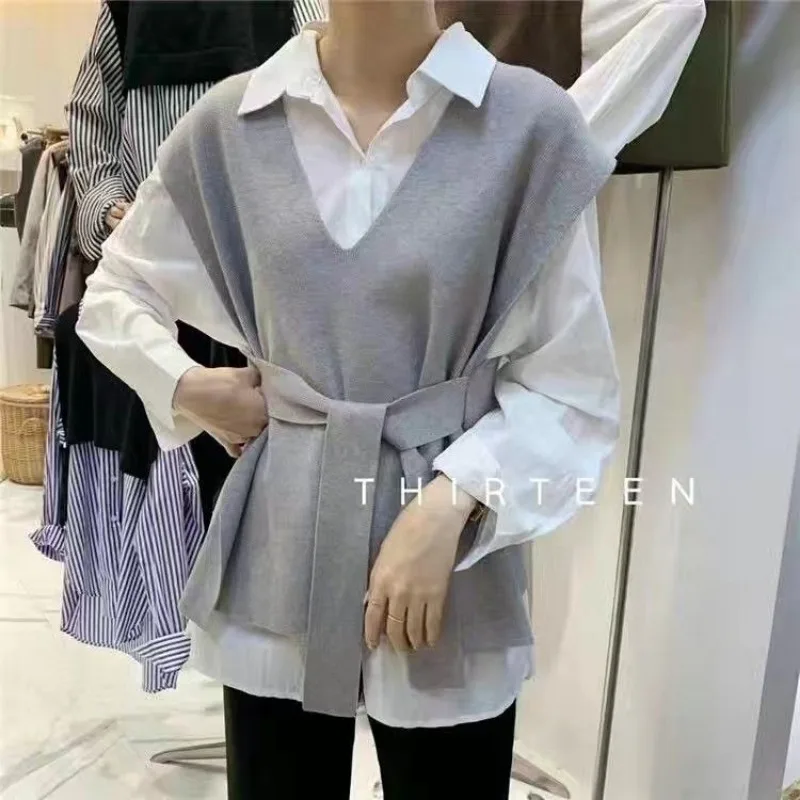 

Women's New Winter Loose Top Sleeveless Outside Sweater Knitted Vest