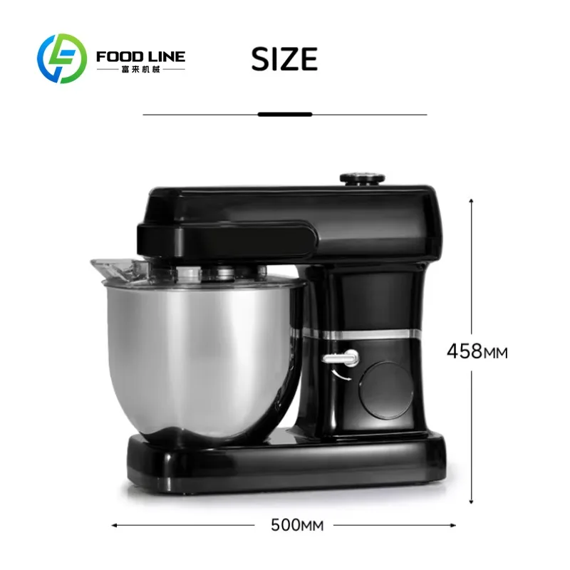 

Household Automatic Dough Maker Anti Slip Stable Base Electric Kneader for Bread Pizza Cake Home Kitchen Baking Customized