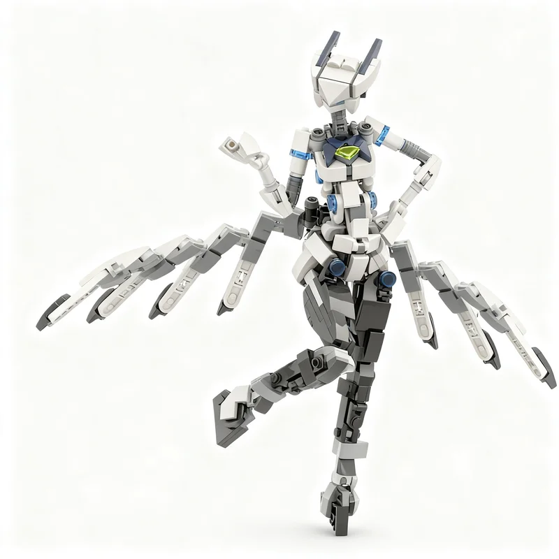 305pcs MOC Freestyle Birdy Girl Model Christmas Gift Decorative Interior Decoration Craft Home Decor Desk Display Shelf Accent