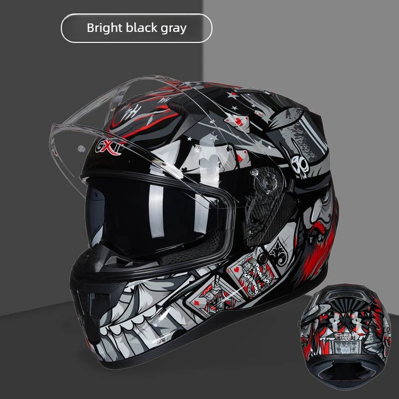 Visera Casco Moto GXT M67 Motorcycle Helmet Double Lens Riding Casco Moto Helmet Motorcycle Accessories Cascos Para Moto