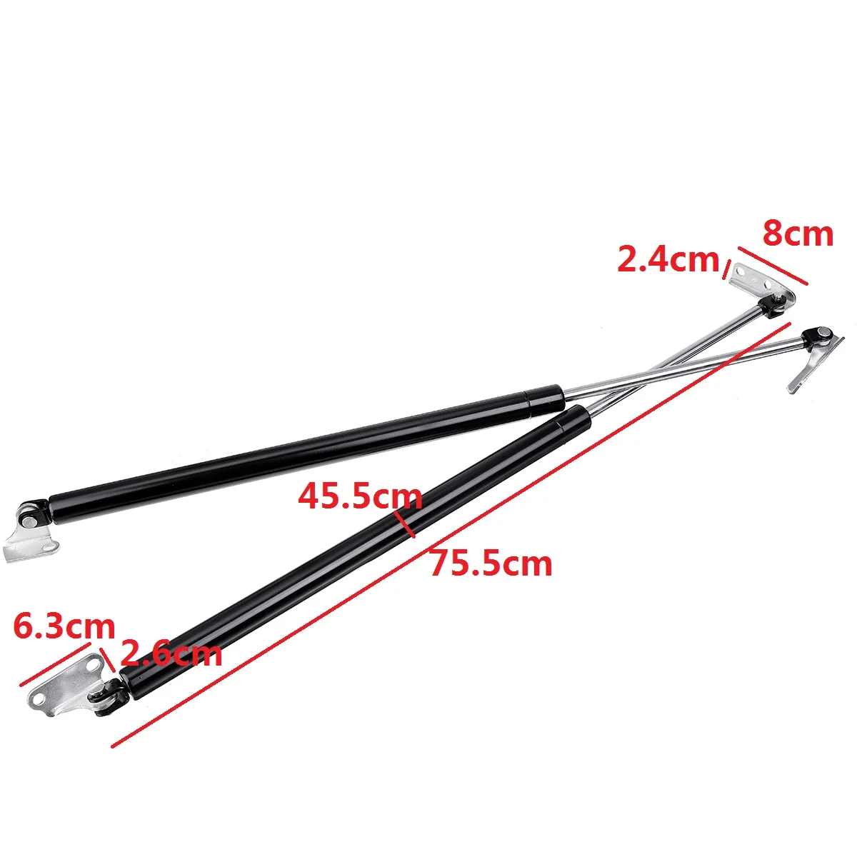 2pcs Car Tailgate Boot Lift Support Gas Struts Bars Gas Spring For Toyota Hiace Van Standard Roof Models 1989-2004