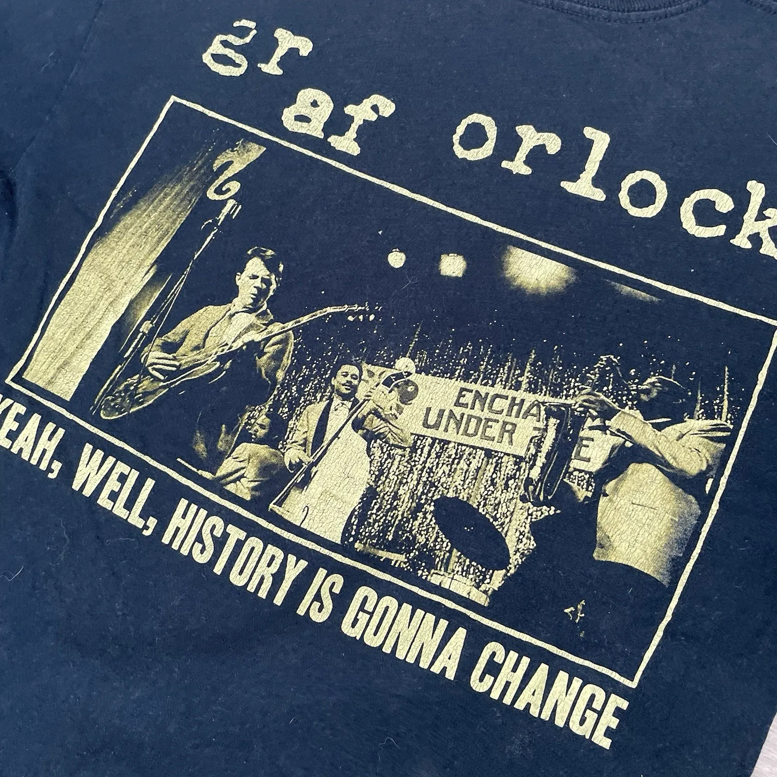 تي شيرت Vintage Graf Orlock History Is Gonna Change كاليفورنيا هاردكور بانك فينتاج جرافيك تي شيرت للجنسين