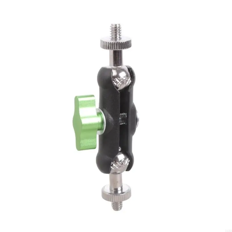 

2025 New 360 Adjustable Aluminum Camera Screw Adapters 1/4inch Male to Male Threaded Studs Enhances Compatibility for LED Panel