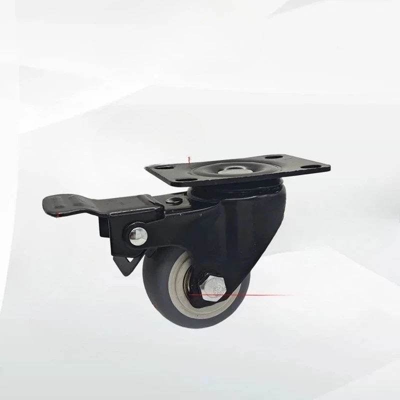 Silent Caster Wheels Double Bearing Flexible Swivel Casters Wear‑Resistant  Heavy Duty Load‑Bearing Furniture Replacement Wheels