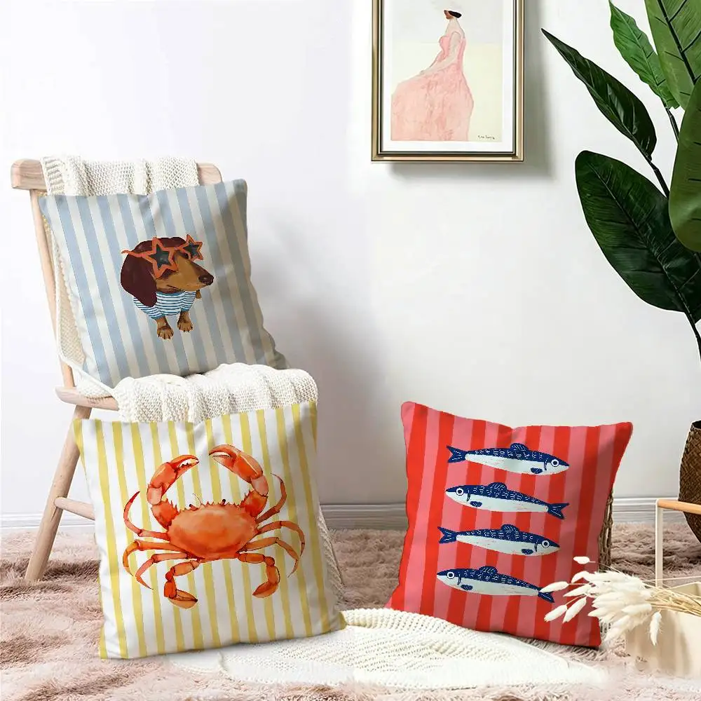 Design stripes Cushion Cover Pillowcase Upholstery Sofa Throw Pillow Home Decor Pillowcas