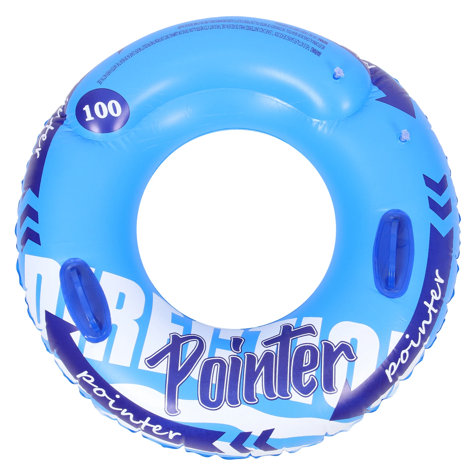 

Double Swim Ring 100CM PVC Inflatable Pool Float with Handle for Adults Safe Reusable Outdoor Accessories Summer
