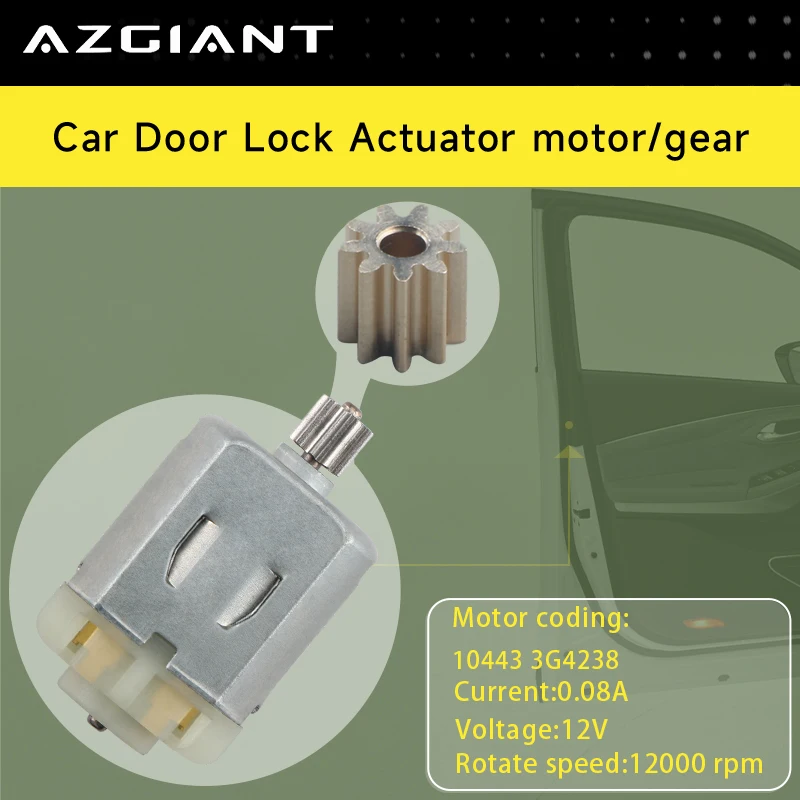 Car Power Door Locks actuator motor 10443 12V Gears 9T Disassembly Tools For Audi Q5 Q7 TT Bentley Mulsanne vehicle accessories